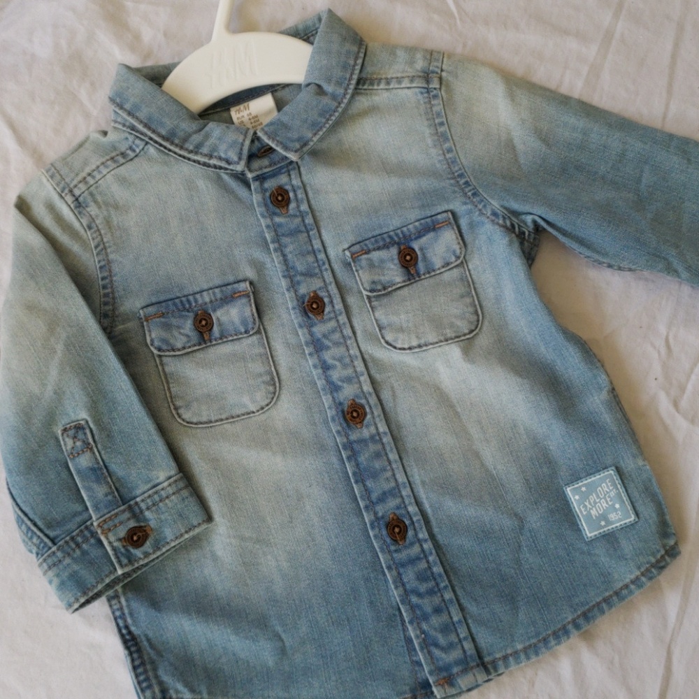 H&M denim shirt